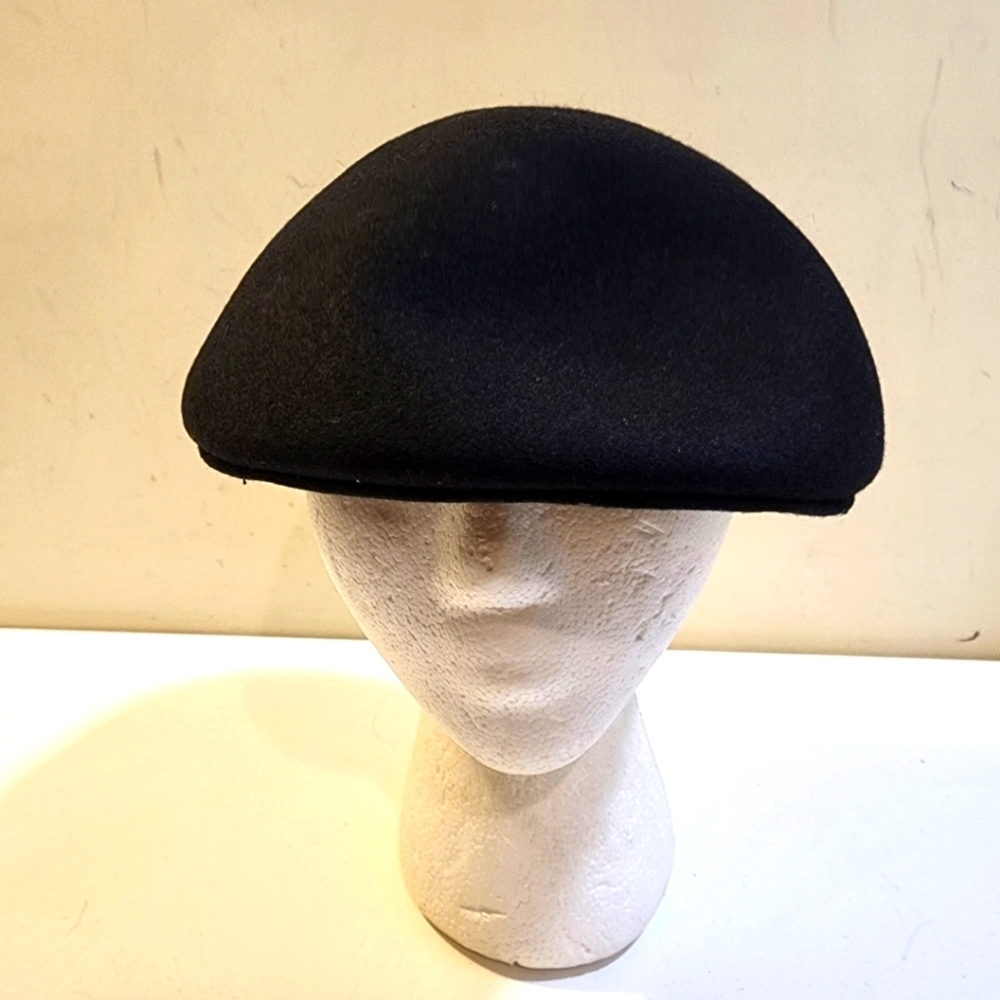 STETENO Men's Wool Classic Black Beret Newsboy Hat Size M